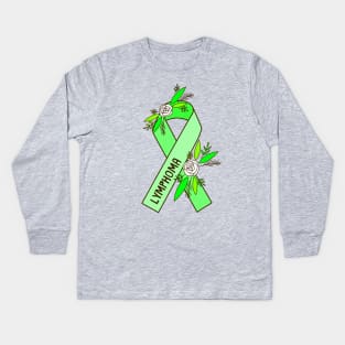 Lymphoma Awareness Kids Long Sleeve T-Shirt